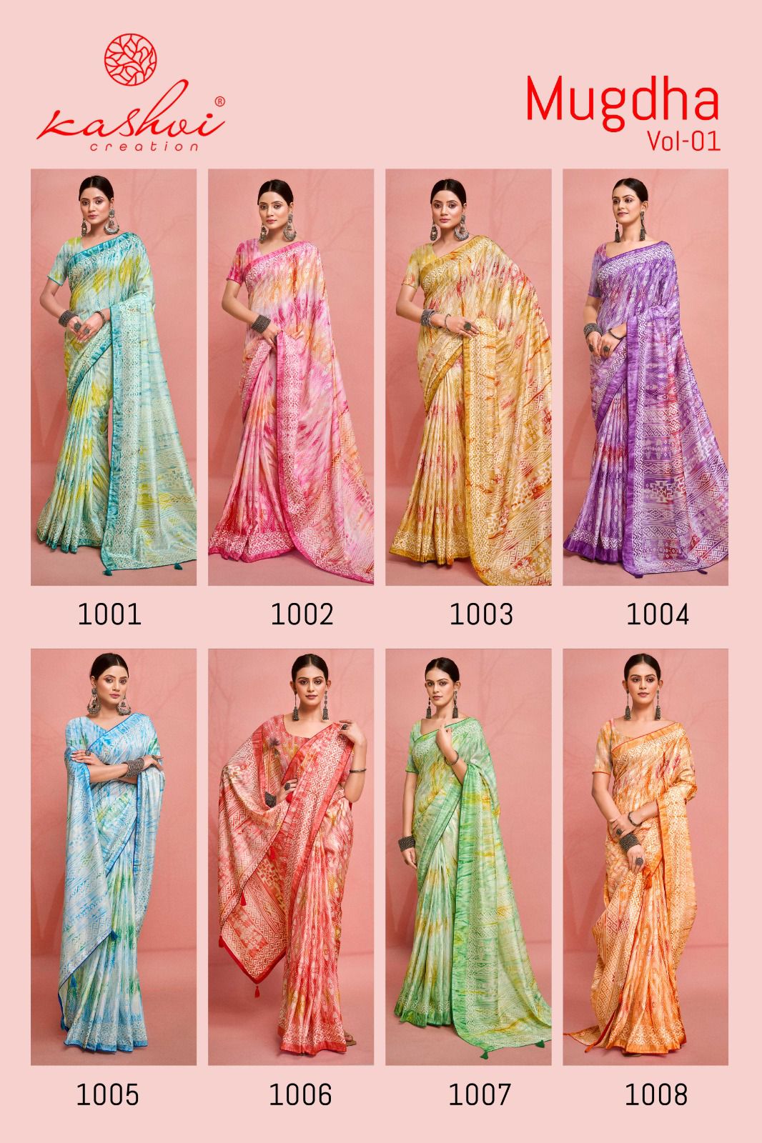 Mugdha Vol 1 By Kashvi Prizm Printed Designer Sarees Wholesale Price In Surat